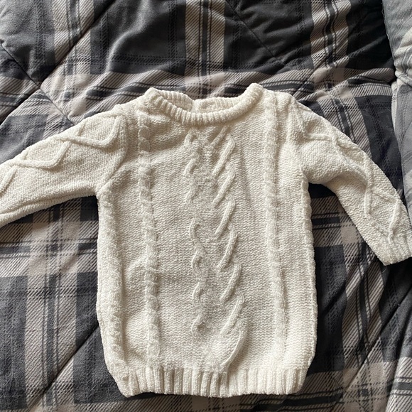 White Baby Girl Sweater - Picture 1 of 1